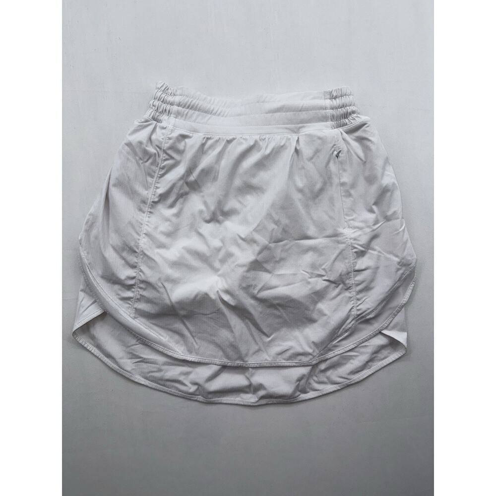 Lululemon Hotty Hot HR Skirt Skort W8AE9R Tennis White‎ 4